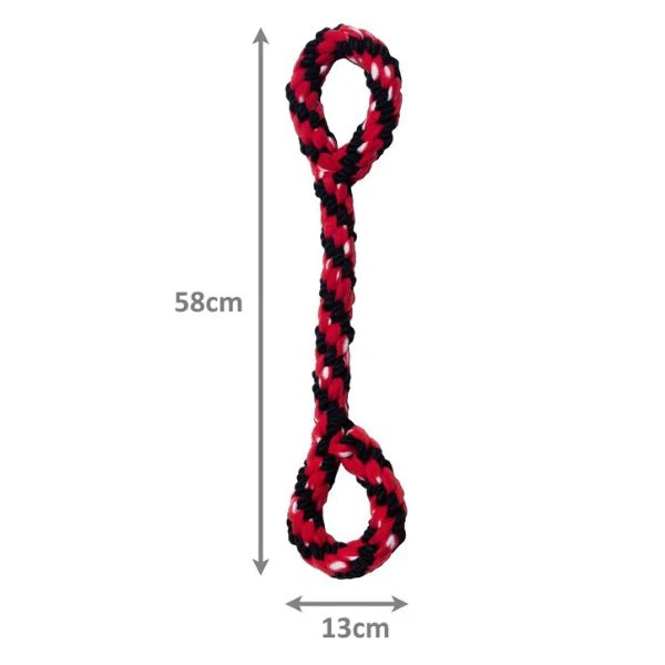 קונג סיגניצר צעצוע חבל כפול למשיכה KONG Signature Tug Toy - Image 3