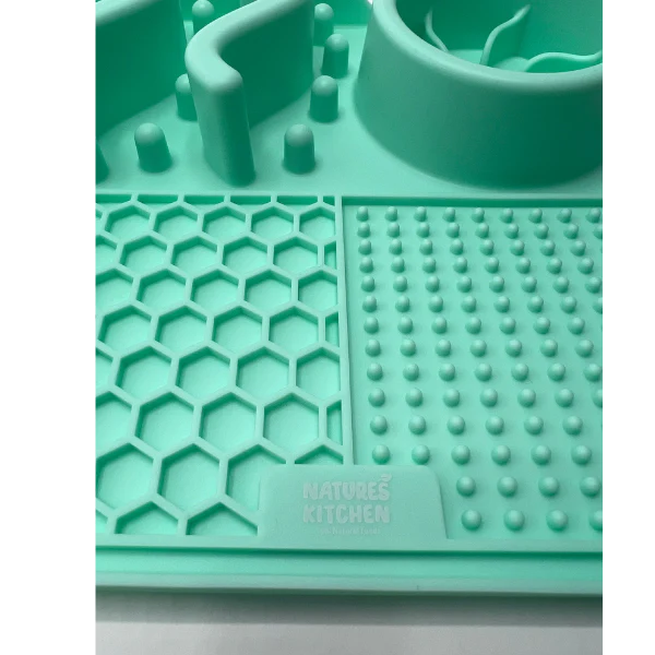 נייצר קיצן משטח האכלה וליקוק אינטראקטיבי Nature's Kitchen - טורקיז - Image 4