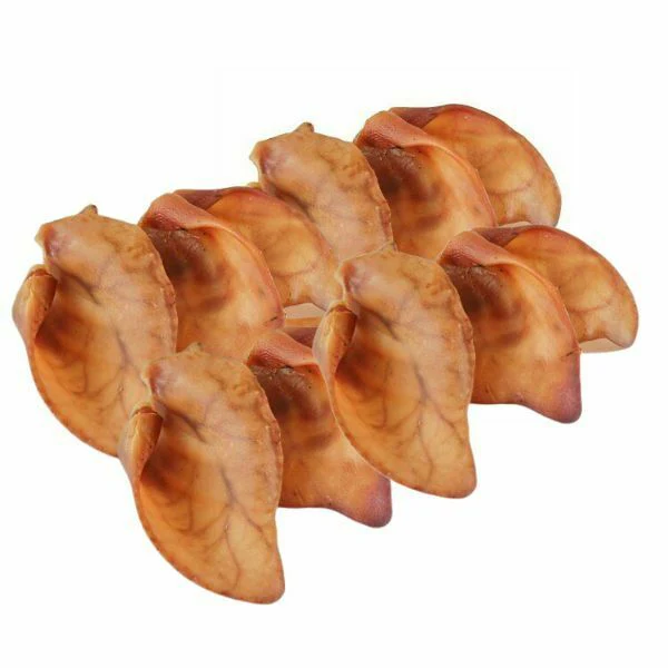 אוזני בקר קטנות מיובשות 100% טבעי - 10 יח'