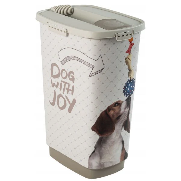פח אחסון איכותי לאוכל 50 ליטר + כף - Image 3