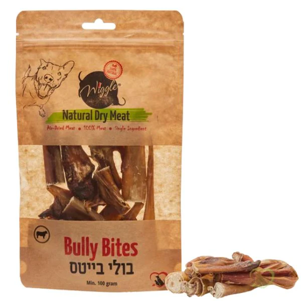 וויגל בולי בייטס 100% חטיף טבעי לכלבים - 100 גרם