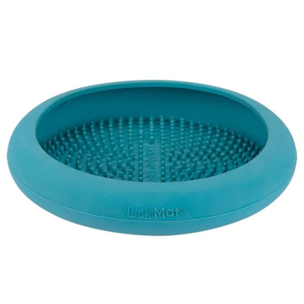 ליקי מט UFO קערת ליקוק והאכלה איטית טורקיז - Image 3