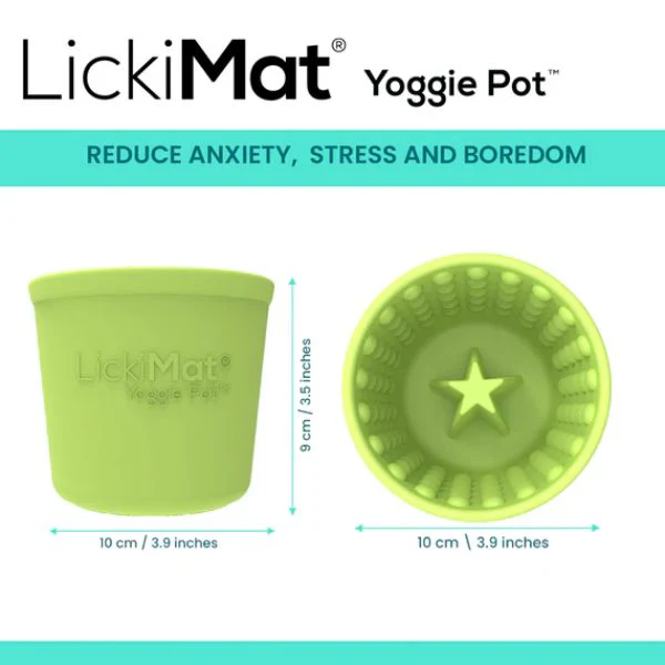 ליקי מט Yoggie Pot כוס האכלה וליקוק - טורקיז - Image 4