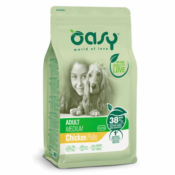אואסי Oasy לייף סטייג כבש גזע בינוני וגדול 12 ק"ג