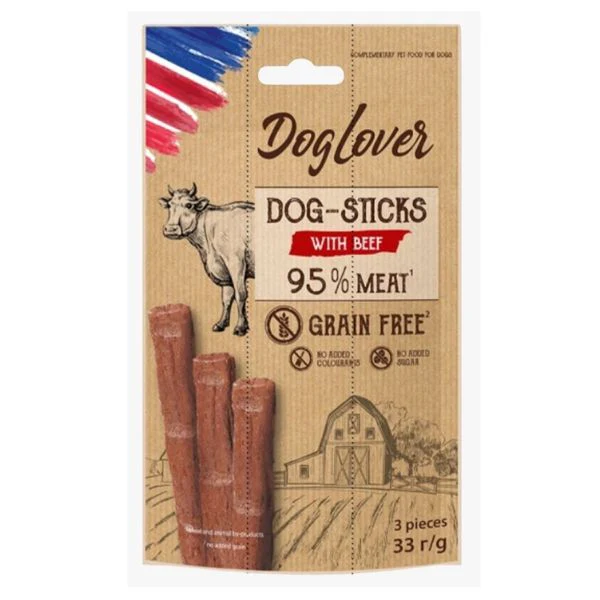 Dog Lover דוג לאבר סטיקס עוף - 33 גרם