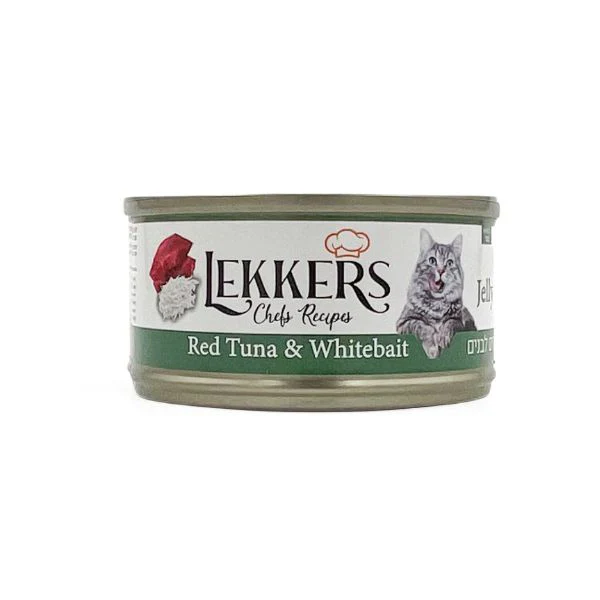 LEKKERS - מעדן חתולים טונה אדומה וסרטנים(1) - 85 גרם