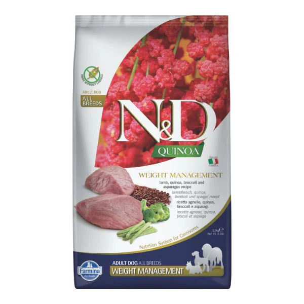 N&D נטורל אנד דלישס כבש וקינואה לייט - 7 ק"ג