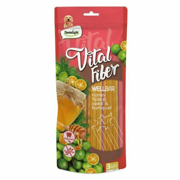 Vital Fiber XL- חטיף דנטלי ענק דבש, ותפוז סיני - Image 2